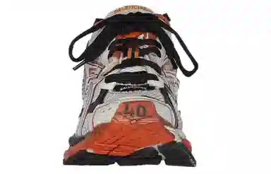 Balenciaga Runner Low Top Sneakers White Orange