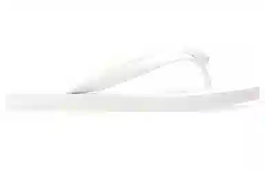 Gucci V-Toe Rubber Sandals White