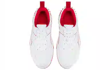 CL Platinum Low Top Sneakers White Red