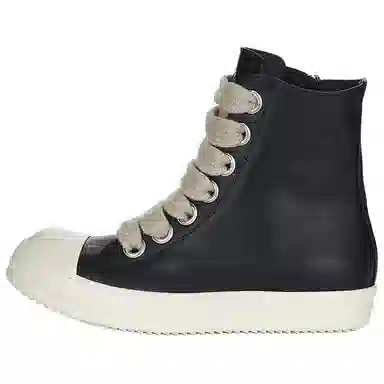 Rick Owens High Top Sneakers Black