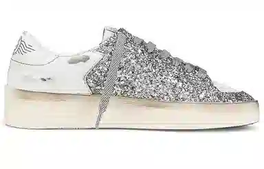 Golden Goose Stardan Silver White