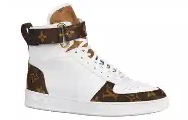 Louis Vuitton Boombox High-Top Sneakers White