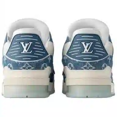 LOUIS VUITTON Trainer Blue White