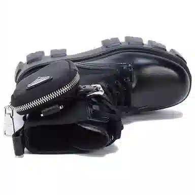 Prada Monolith Black Boots
