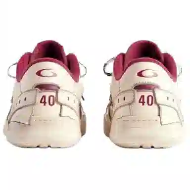 Balenciaga Hamptons Worn-Out Low Top Sneakers White Red