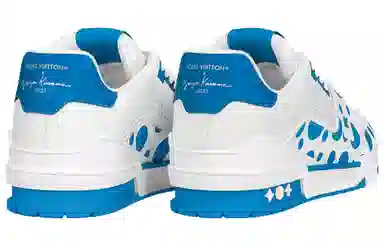 Louis Vuitton Trainer Low Lace-Up White Blue