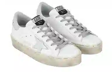Golden Goose Hi Star Silver Tail