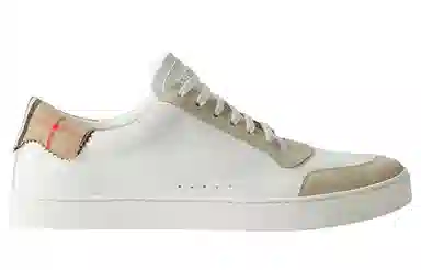 Burberry Low-Top Sneakers White Brown