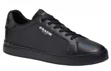 Coach Classic Logo Low Top Sneakers Black