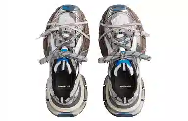 Balenciaga 3XL Silver Blue