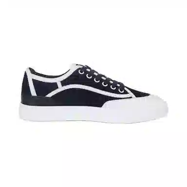 Hermes Get Suede Low Sneakers Blue White
