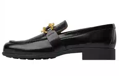 Bottega Veneta Leather Loafers Black
