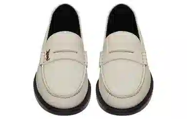 Saint Laurent Loafer White