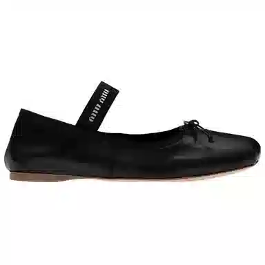 Miu Miu Ballet Flats Black