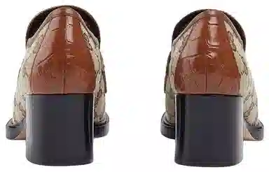 Gucci Interlocking GG Heels Brown
