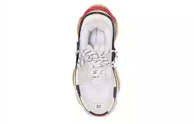 Balenciaga Triple S White Red Black