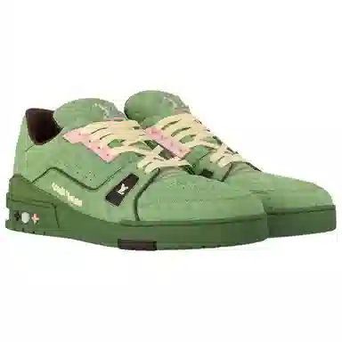 Tyler x Louis Vuitton Trainer Low Green