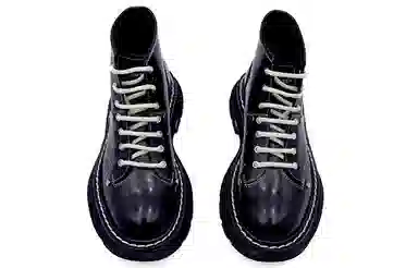 Alexander McQueen FW21 Tread Boots Black