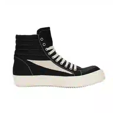 Rick Owens High Top Sneakers Black