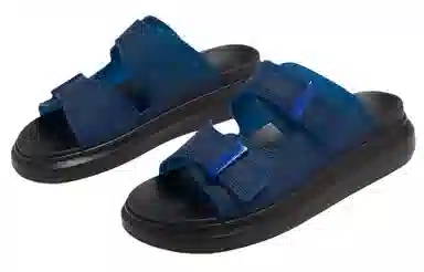 Alexander McQueen Hybrid Slides Blue