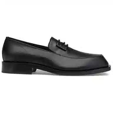 Fendi Leather Loafers Black