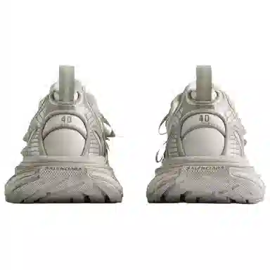 Balenciaga Satin Bow Low Top Sneakers Gray