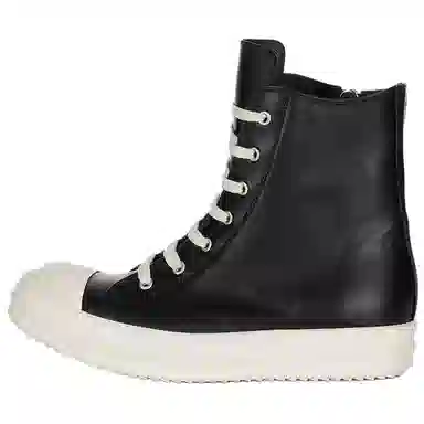 Rick Owens High Top Sneakers Black