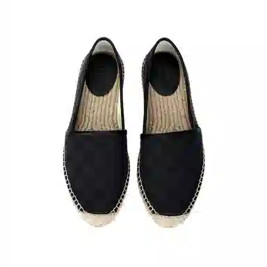 GUCCI Round Toe Slip-On Fisherman Shoes Blue