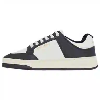 Saint Laurent Low Top Sneakers Black White