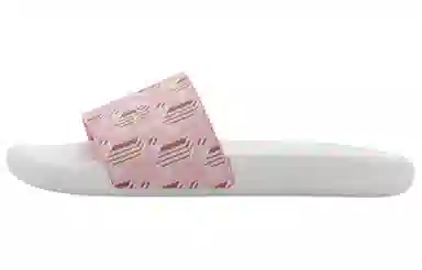 Lanvin Slides Pink White