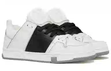 Valentino Open Skate White Black