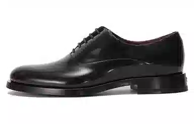 Valentino Leather Dress Shoes Black