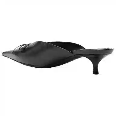 Balenciaga Bow Decor Mules 4cm Black