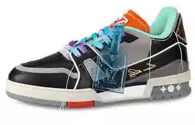 Louis Vuitton Trainer Black Blue