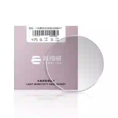 非球面膜变急速变色镜片