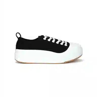 Bottega Veneta Low Top Sneakers Black White