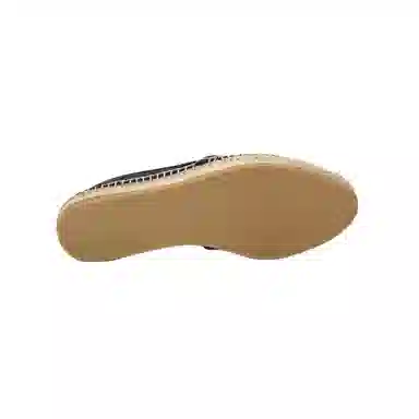 GUCCI Round Toe Slip-On Fisherman Shoes Blue