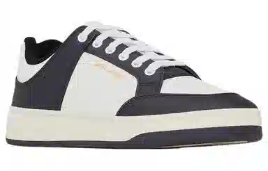 Saint Laurent Low Top Sneakers Black White
