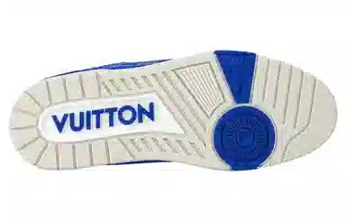 Louis Vuitton Trainer Low Blue Beige