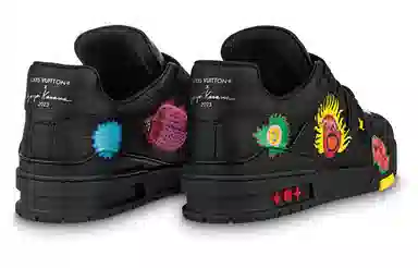 Yayoi Kusama x Louis Vuitton Trainer Black
