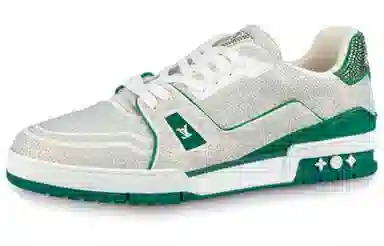 Louis Vuitton Trainer White Green