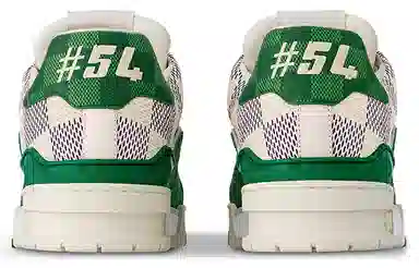 LOUIS VUITTON Trainer White Green