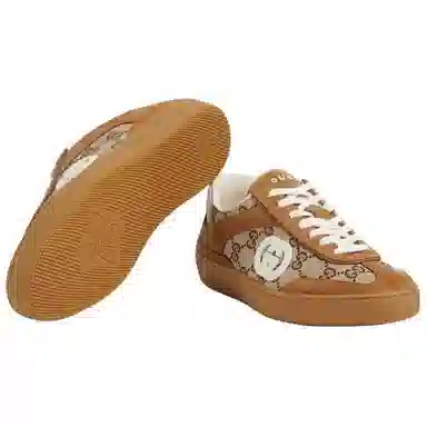 Gucci Brown Low-Top Sneakers