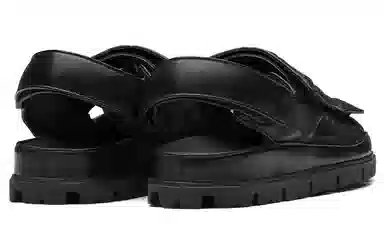 Prada Velcro Sandals Black