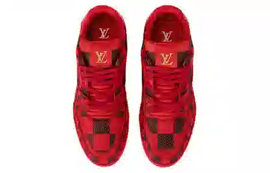 Louis Vuitton Trainer Low Red