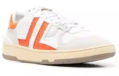 Lanvin Fashion Sneakers White Orange