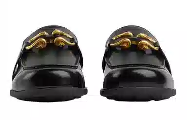 Bottega Veneta Leather Loafers Black