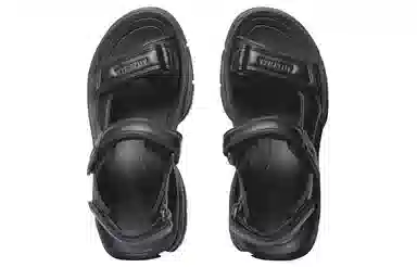 Balenciaga Tourist Sandals Black