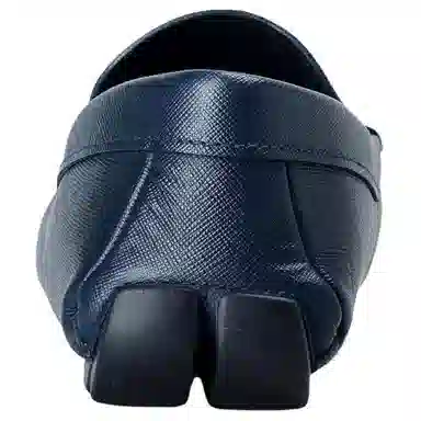 Prada Saffiano Loafers Blue
