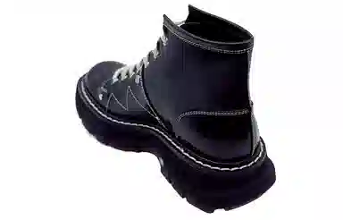 Alexander McQueen FW21 Tread Boots Black